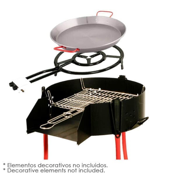 Barbacoa Rustica Multiusos Ø 50 cm. Valida Para Carbon, Leña y Paelleros. - Image 5