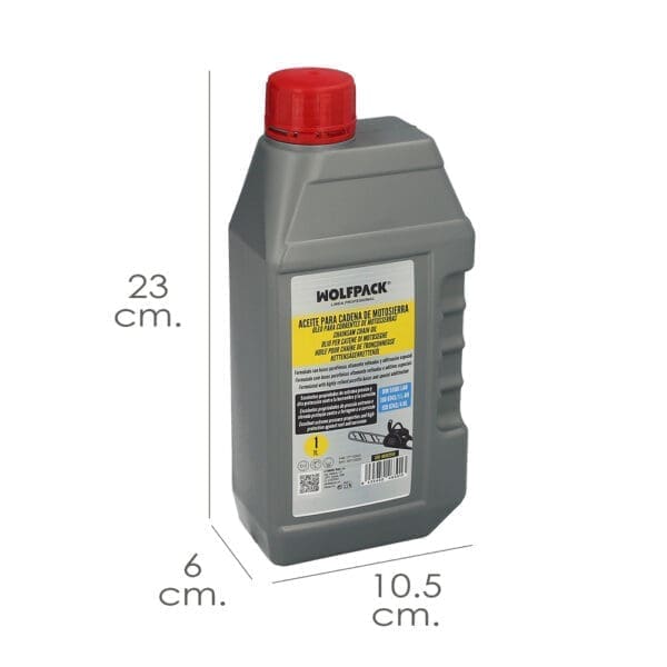 Aceite Para Cadenas y Barras Motosierra 1 Litro, Grasa Cadenas Motosierra, Lubricante Cadenas Motosierra - Image 2