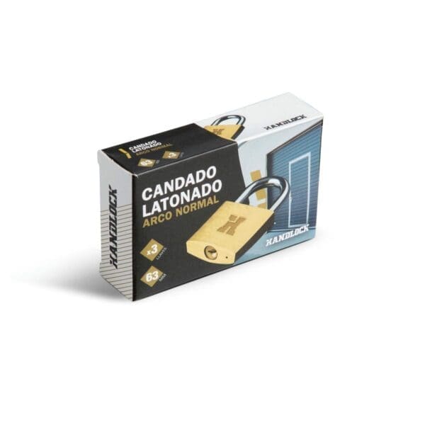 CADEADO LATONADO HANDLOCK ARCO NORMAL 20MM - Image 2